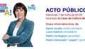 Este mércores 1 de xullo Acto Público do BNG en Seixo