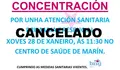 Cancelamos a concentración en defensa da sanidade