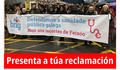 Campaña de reclamacións por unha atención médica presencial