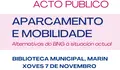 O BNG organiza un Acto Aberto sobre aparcamento e mobilidade