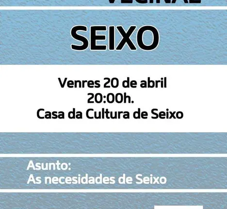 Asemblea Veci&ntilde;al Seixo