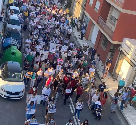 Manifestaci&oacute;n Centro de Sa&uacute;de