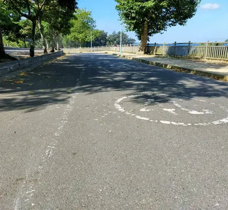 Pintado vial de praias