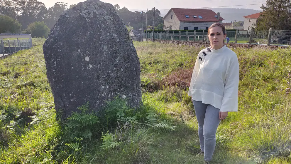 Luc&iacute;a Santos, portavoz do BNG de Mar&iacute;n
